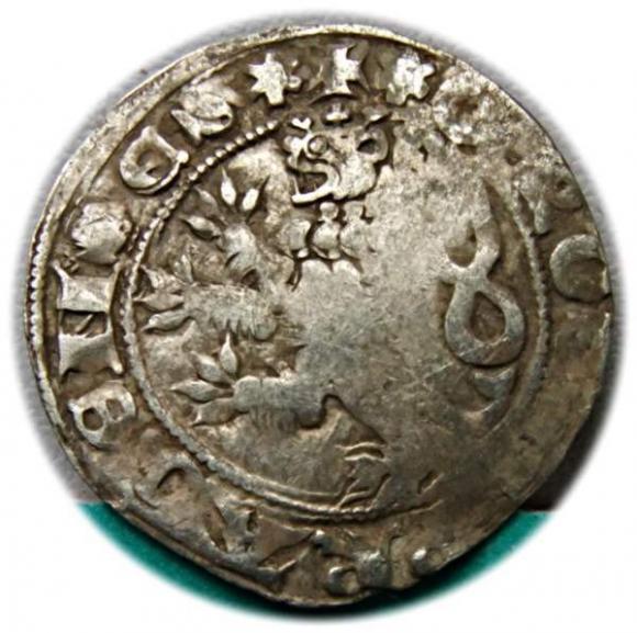 Prague groschen John the Blind Bohemia Kutna Hora (2)