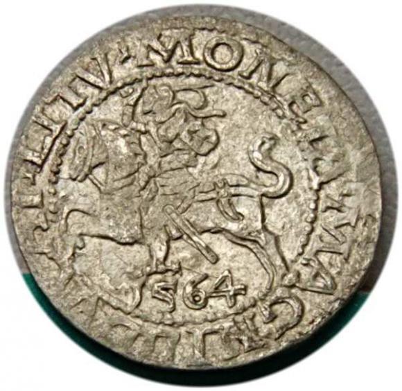 Półgrosz 1564 Zygmunt II August Wilno (1)