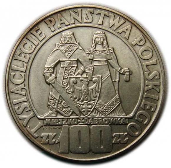 100 złotych 1966 Mieszko i Dąbrówka (1)