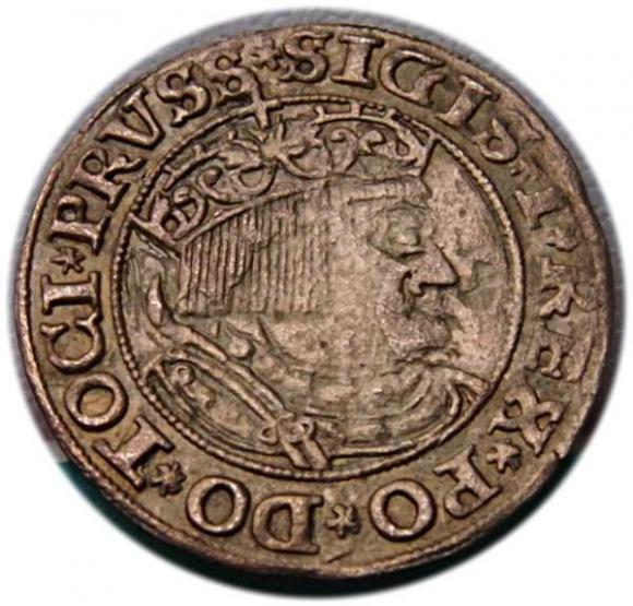 Grosz pruski 1532 Zygmunt I Stary Toruń (1)