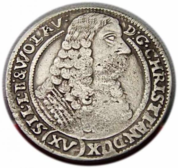 15 kreuzer 1664 Chistian Duchy of Brzeg - Legnica - Wolow Brzeg (1)