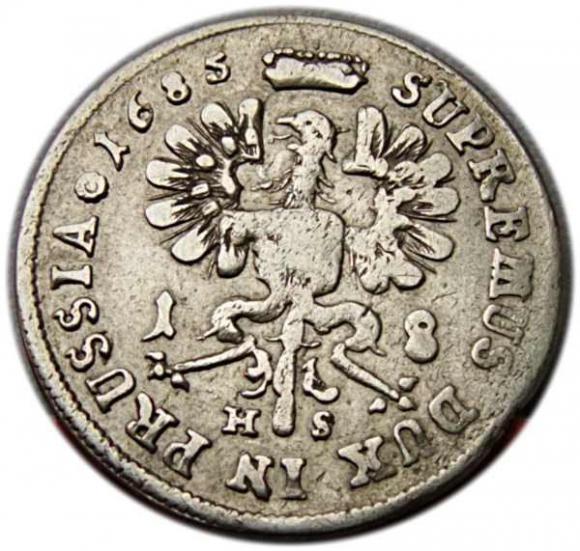 Ort 1685 Fryderyk Wilhelm Królewiec (2)