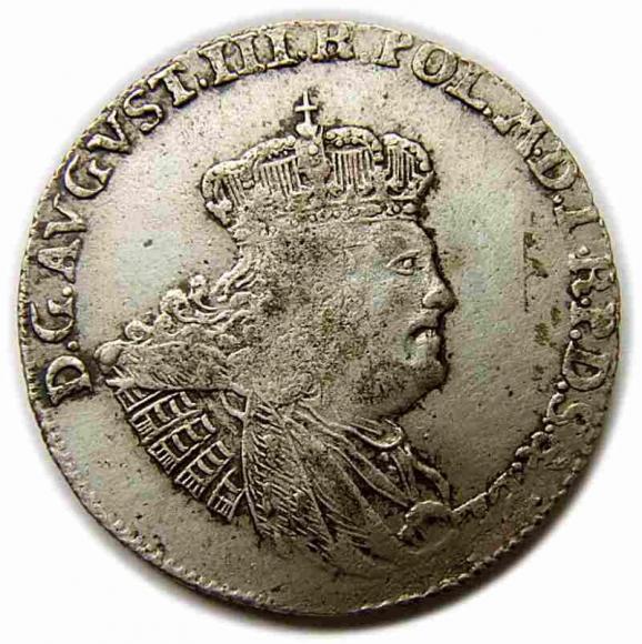 30 groschen 1762 Augustus III Gdansk