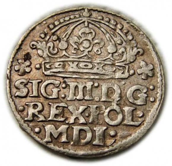 Groschen 1614 Sigismund III Vasa Krakow (1)