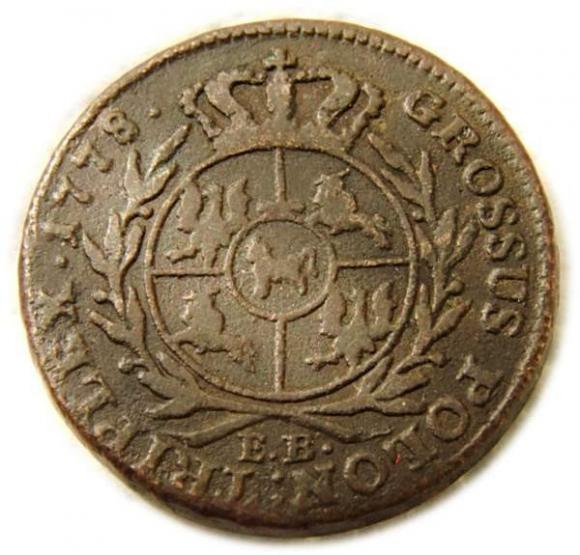 3 groschen 1778 Stanislaw August Poniatowski Warsaw (2)