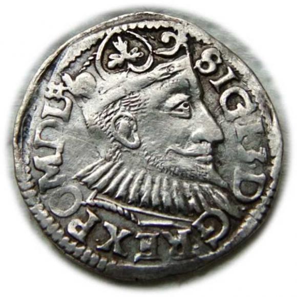 Trojak 1595 Zygmunt III Waza Wschowa (1)