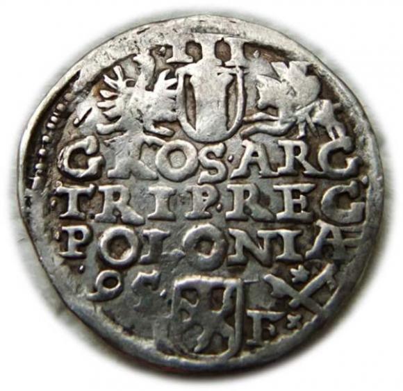 Trojak 1595 Zygmunt III Waza Wschowa (2)