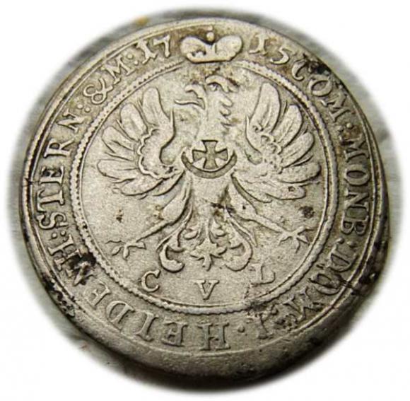 6 kreuzer 1715 Charles Frederick I Duchy of Olesnica (2)