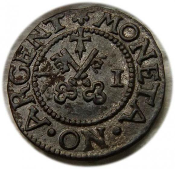 Szeląg 1571 Wolne Miasto Ryga (1)