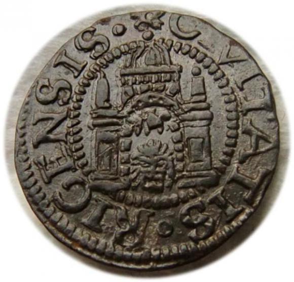 Szeląg 1571 Wolne Miasto Ryga (2)