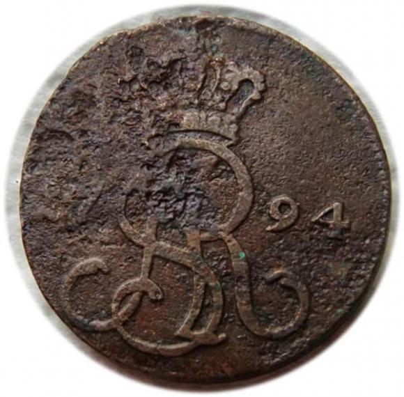 Grosz 1794 Stanisław August Poniatowski Warszawa (1)