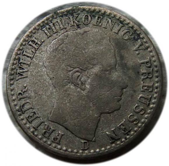 1/6 talara 1828 Fryderyk Wilhelm III Monachium (1)