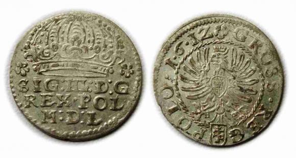 Grosz 1612 Zygmunt III Waza Kraków (1)