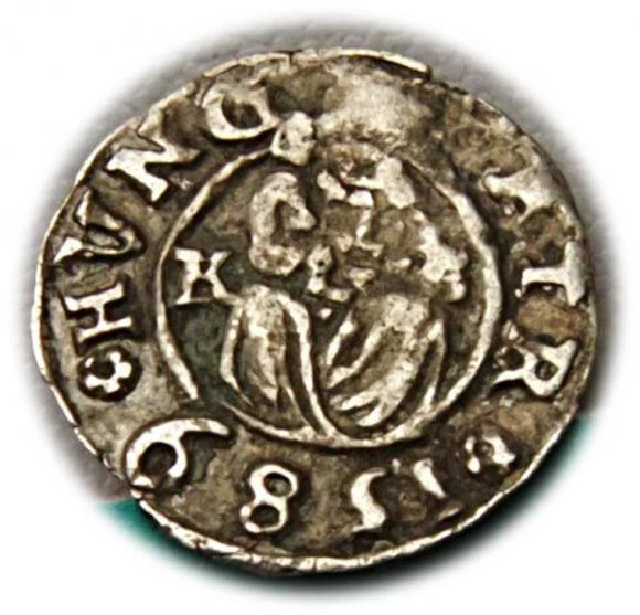 Denar 1589 Rudolf II Hungary (1)