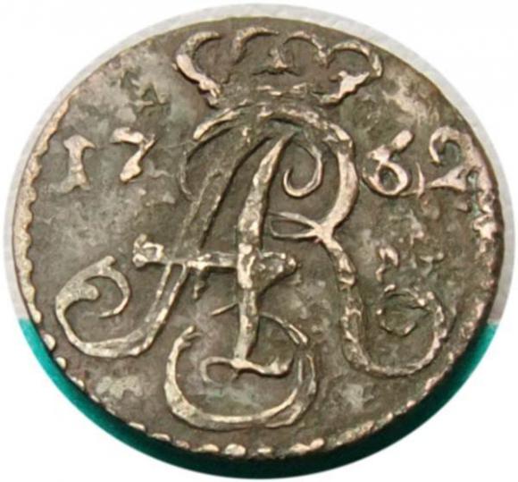 Szeląg 1762 Stanisław August Poniatowski Toruń (2)