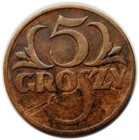 5 groszy 1936 II RP Warszawa (1)