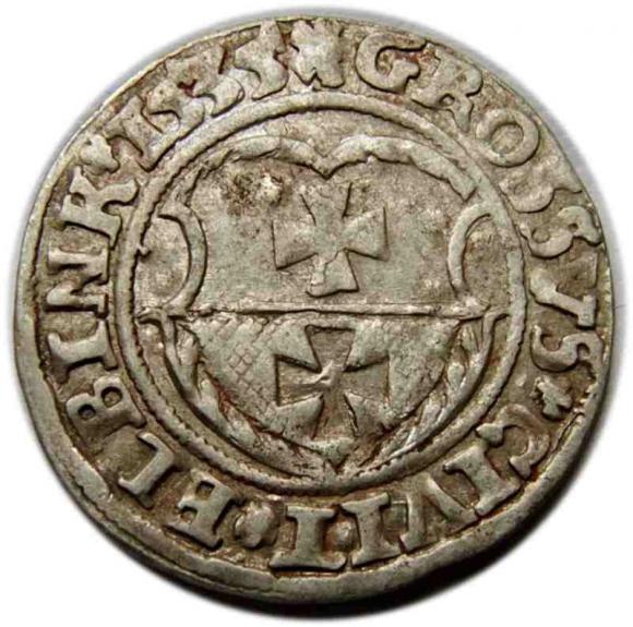 Groschen 1535 Sigismund I the Old Elbląg (1)