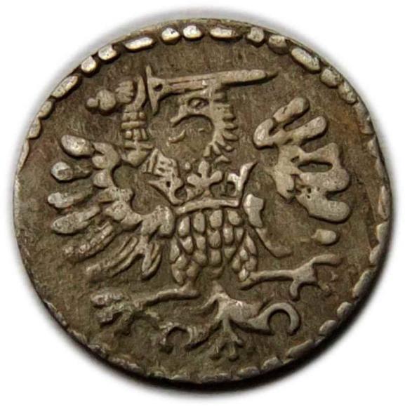 Denar 1596 Zygmunt III Waza Gdańsk (2)