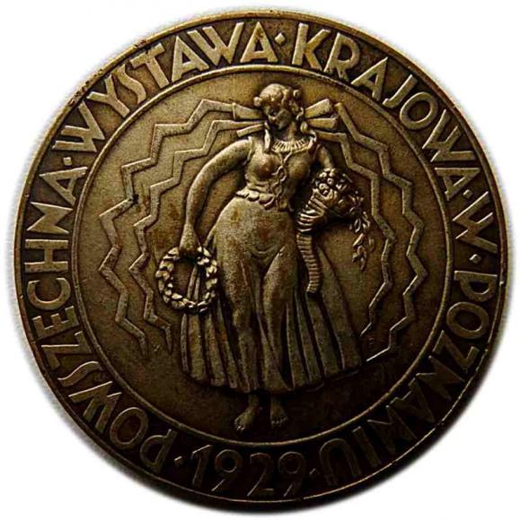 Medal 1929 Polish General Exhibition Poznań (1)