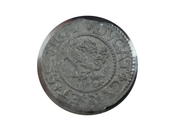 Szeląg 1575, Mitawa, Gotthard Kettler (2)