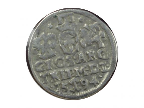 Trojak 1594, Wilno, Zygmunt III Waza (2)