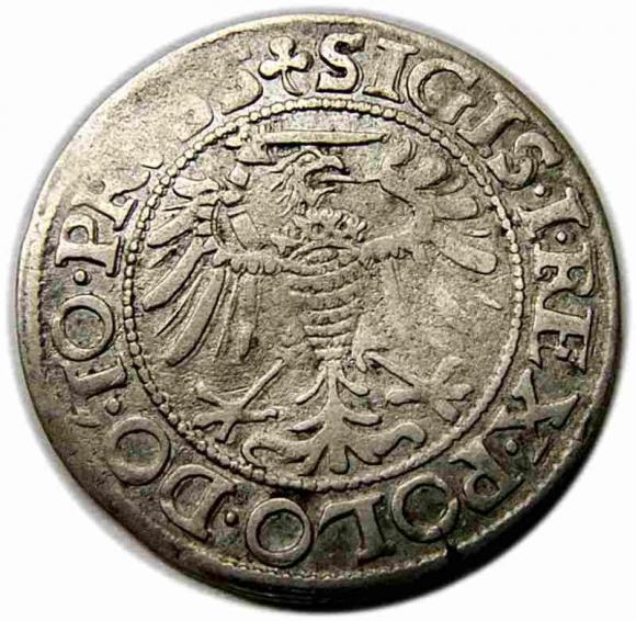 Groschen 1539 Sigismund I the Old Elbląg (2)