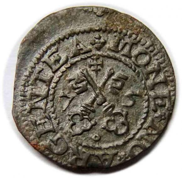 szeląg 1575 Wolne Miasto Ryga  (1)