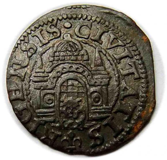 szeląg 1575 Wolne Miasto Ryga  (2)