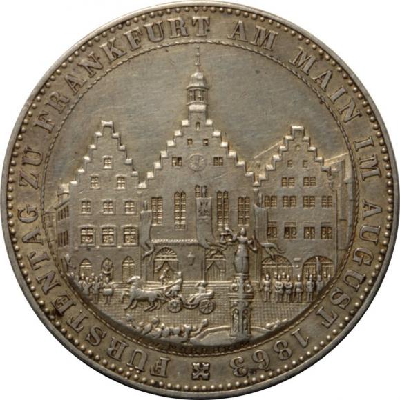 Thaler 1863 Free City of Hamburg (1)