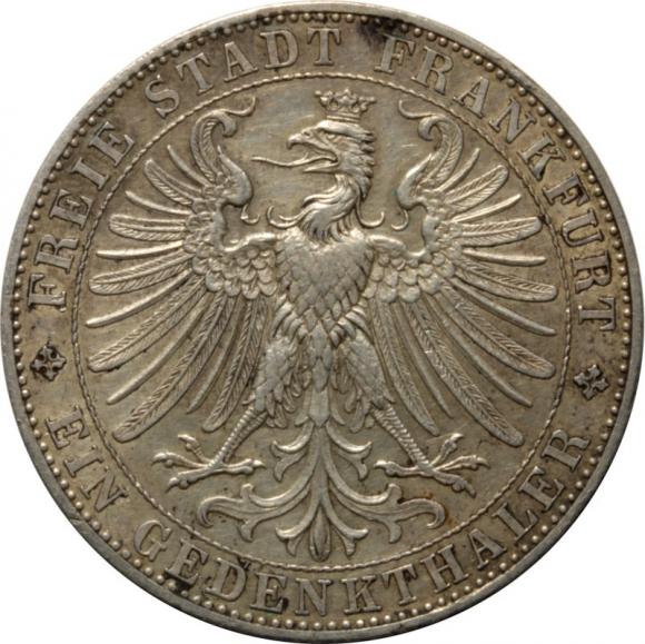 Thaler 1863 Free City of Hamburg (2)