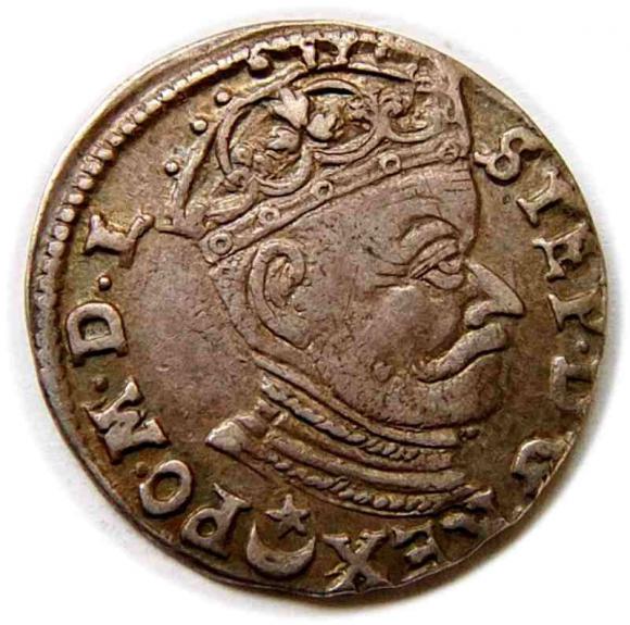 Trojak 1582 Stefan Batory Wilno (1)