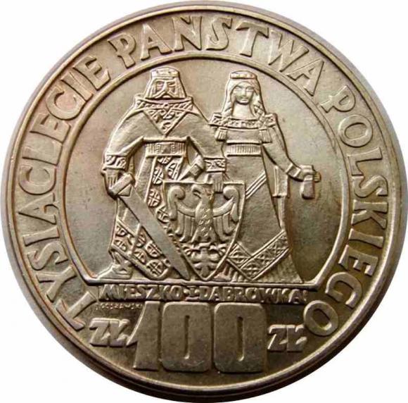 100 złotych 1966 Mieszko i Dąbrówka PRL (1)