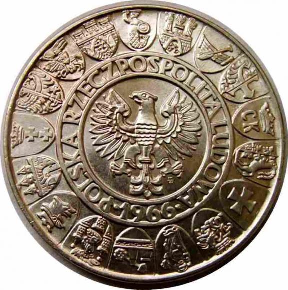 100 złotych 1966 Mieszko i Dąbrówka PRL (2)