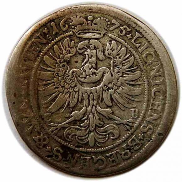 15 kreuzer 1675 George William Duchy of Brzeg - Legnica - Wolow