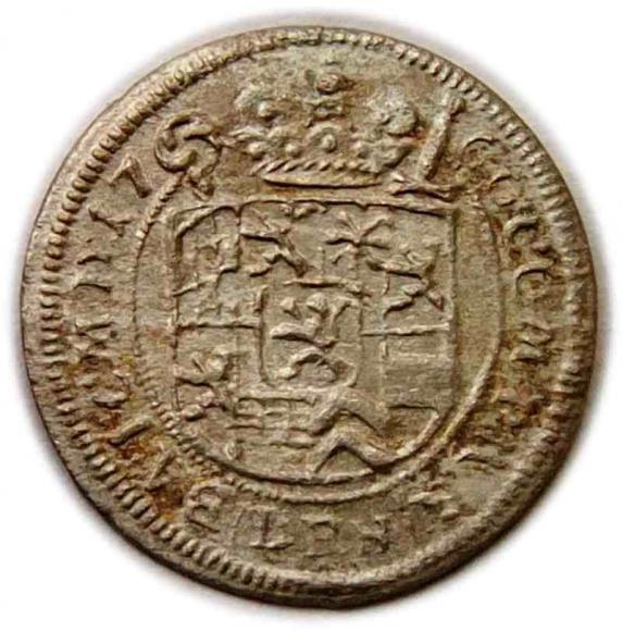 1 krajcar 1700 Franciszek Ludwik von Pfalz Księstwo Nyskie Biskupów Wrocławskich Nysa (2)