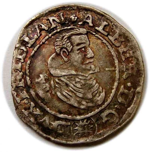 3 kreuzer 1628 Albrecht von Wallenstein Bohemia / Czech Republic Jicin (1)