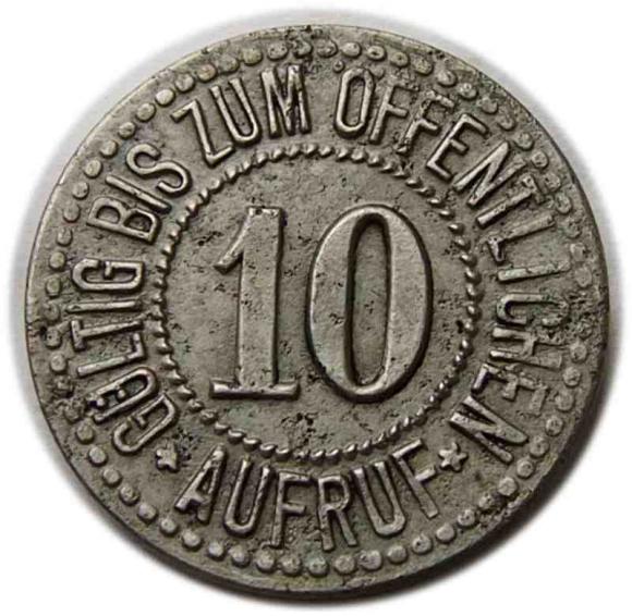 10 fenigów 1919 Stronie Śląskie / Seitenberg  (1)