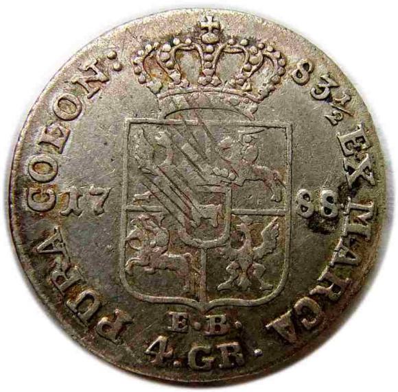 Złotówka 1788 Stanisław August Poniatowski Warszawa (2)