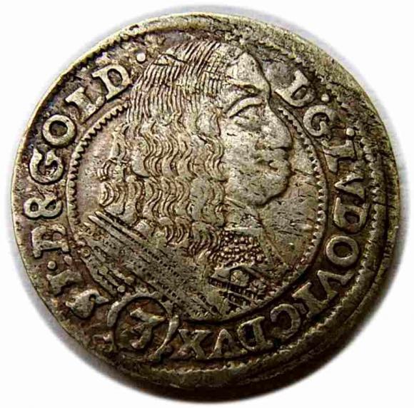 3 krajcary 1661 Ludwik IV Legnicki Księstwo Brzesko - Legnicko - Wołowskie Brzeg (1)
