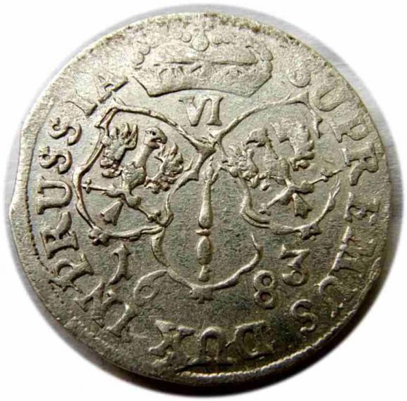 Szóstak 1683 Fryderyk Wilhelm Prusy Królewiec (2)