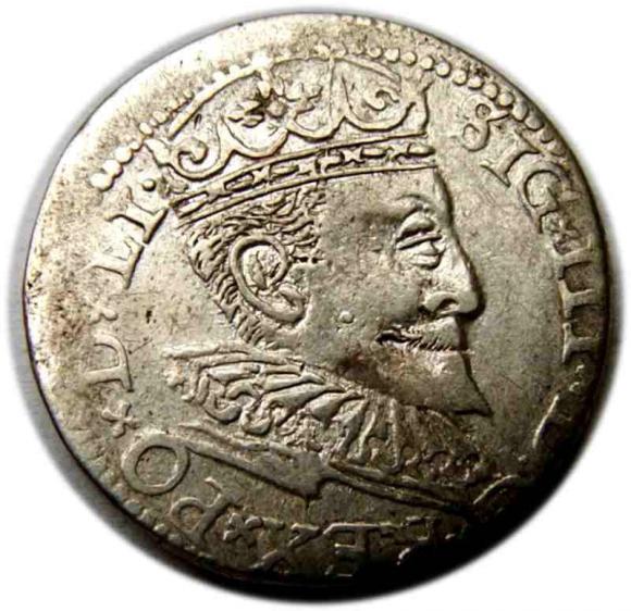 Trojak 1596 Zygmunt III Waza Ryga (1)
