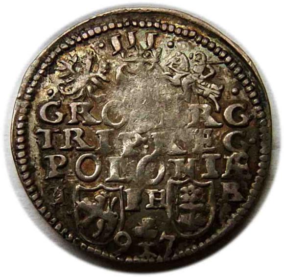Trojak 1597 Zygmunt III Waza Poznań (2)