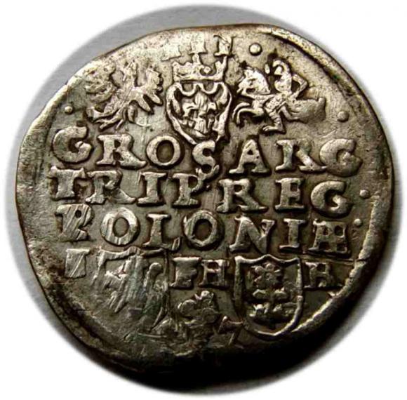 Trojak 1597 Zygmunt III Waza Poznań (2)