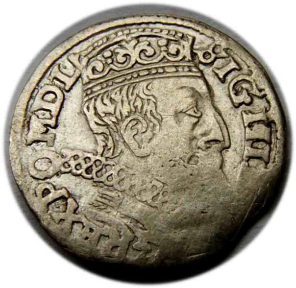 3 groschen 1600 Sigismund III Vasa Poznan