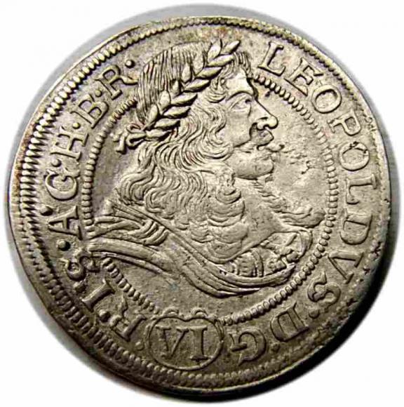 6 krajcarów 1673 Leopold I Wrocław (1)