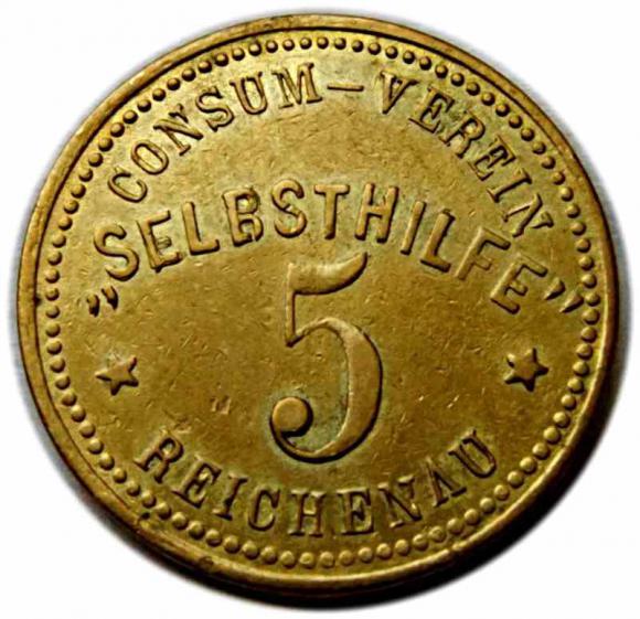 Żeton na chleb Bogatynia / Reichenau (1)