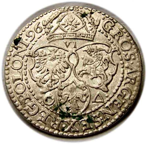 Szóstak 1596 Zygmunt III Waza Malbork (2)