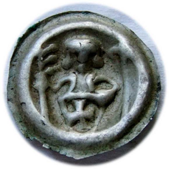 brakteat rycerz Zakon Krzyżacki (1)