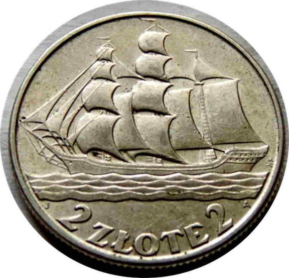 2 złote 1936 Żaglowiec  (1)