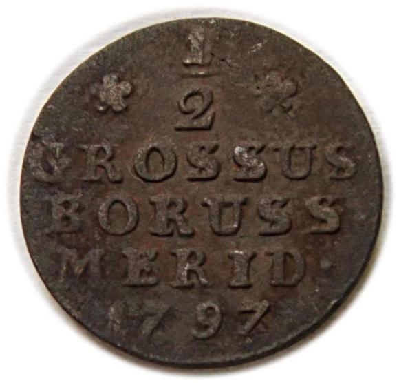 Półgrosz 1797 Fryderyk Wilhelm II Prusy Wrocław (1)